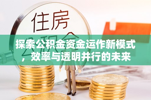 酒泉探索公积金资金运作新模式，效率与透明并行的未来