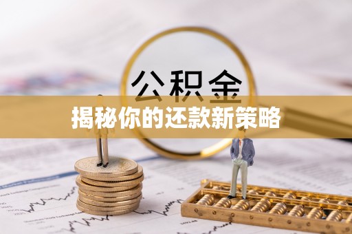 酒泉揭秘你的还款新策略
