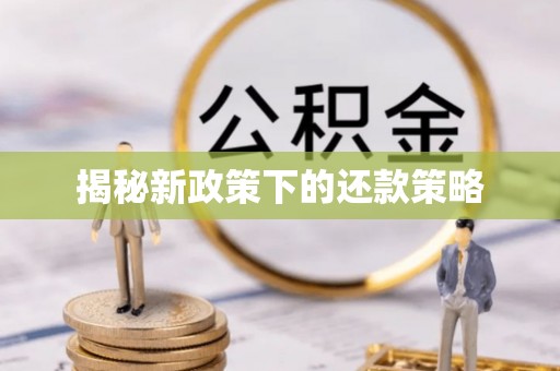 酒泉揭秘新政策下的还款策略