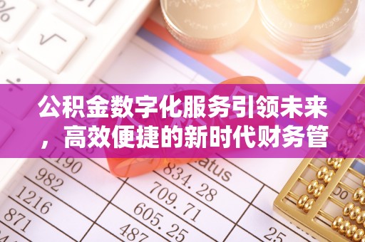 酒泉公积金数字化服务引领未来，高效便捷的新时代财务管理