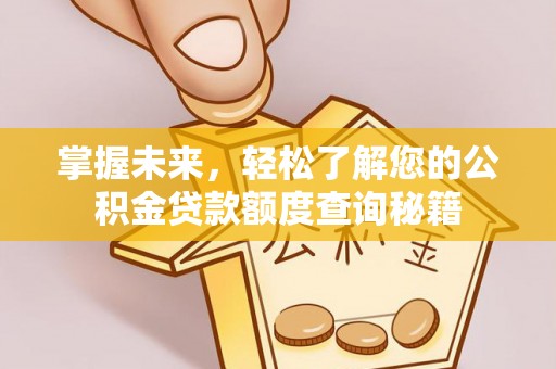酒泉掌握未来，轻松了解您的公积金贷款额度查询秘籍