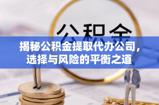 酒泉揭秘公积金提取代办公司，选择与风险的平衡之道