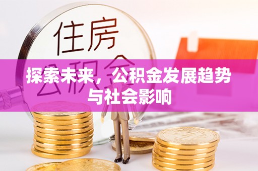 酒泉探索未来，公积金发展趋势与社会影响
