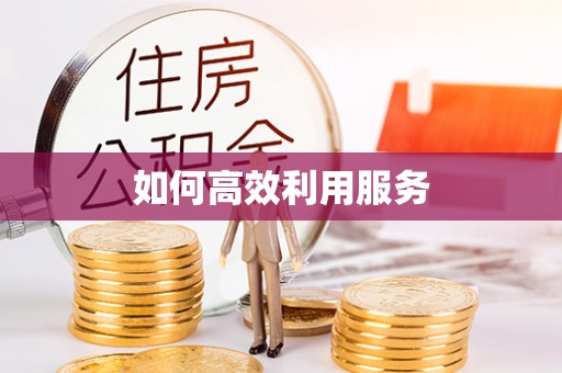 酒泉如何高效利用服务