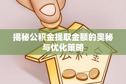 酒泉揭秘公积金提取金额的奥秘与优化策略