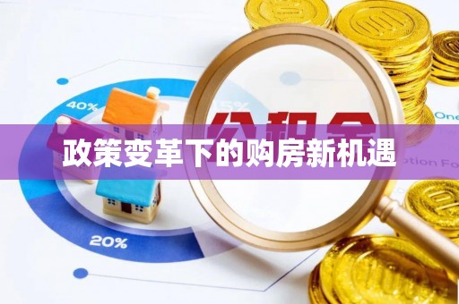 酒泉政策变革下的购房新机遇