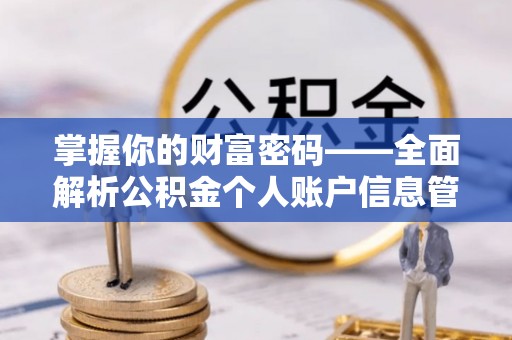 酒泉掌握你的财富密码——全面解析公积金个人账户信息管理与优化