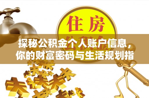 酒泉探秘公积金个人账户信息，你的财富密码与生活规划指南